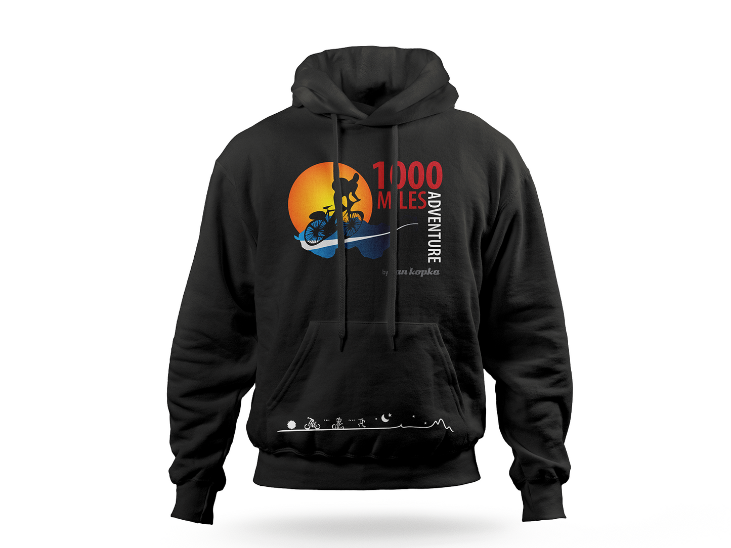 Mikina volnočasová - černá