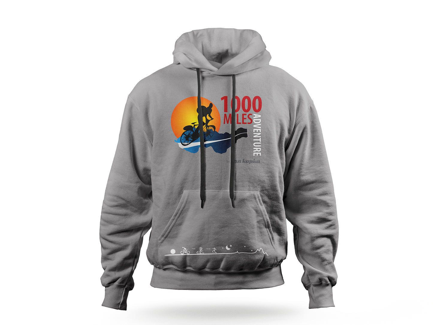 Mikina volnočasová - šedá