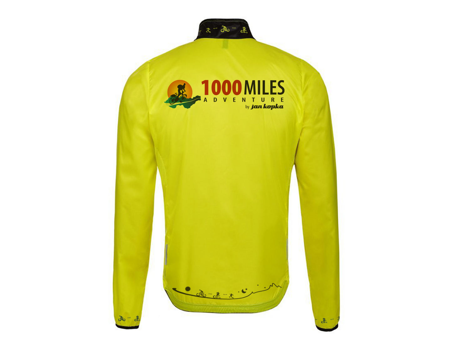 Cyklistická bunda Lightwind - žlutá fluor