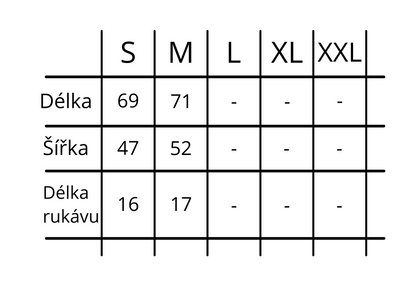 Tričko - cyklista na cestě